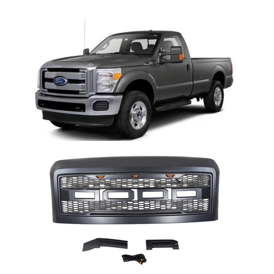 {WildWell}{Ford Grill}-{Ford F250 F350 Grill 2008-2010/1}-Front