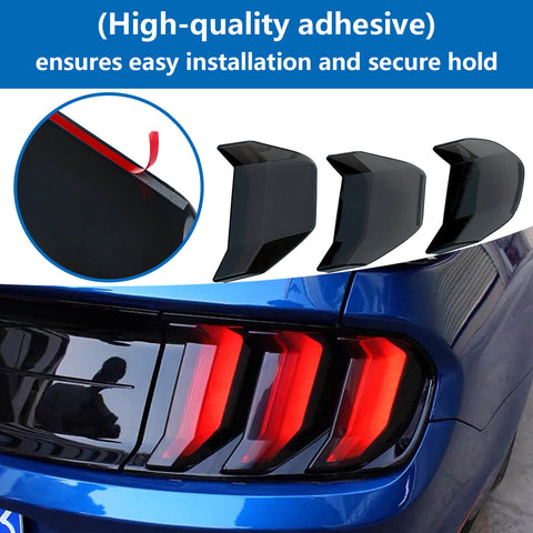 {WildWell}{Ford Taillight Cover}-{Ford Mustang 2018-2023 Tail Light Covers/6}-Front