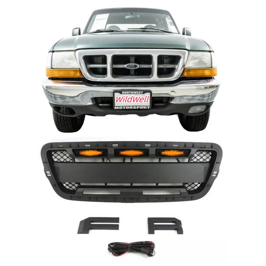 {WildWell}{Ford Grill}-{Ford Ranger Grill 2001-2003/5}-Front