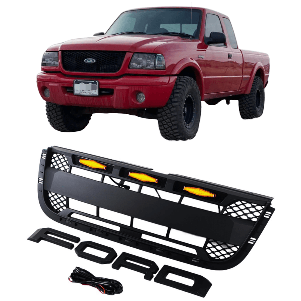 Ford Ranger Grill 2001 2002 2003 Suitable For Vehicles With Integrated