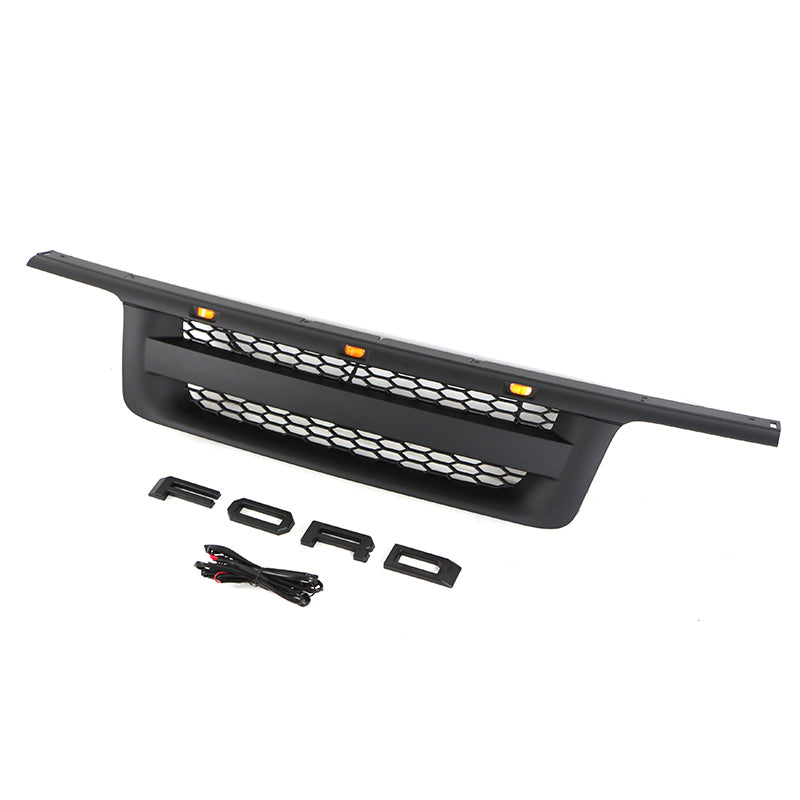 1995-1997 Ford Ranger Grill Raptor Style With Lights and Letters