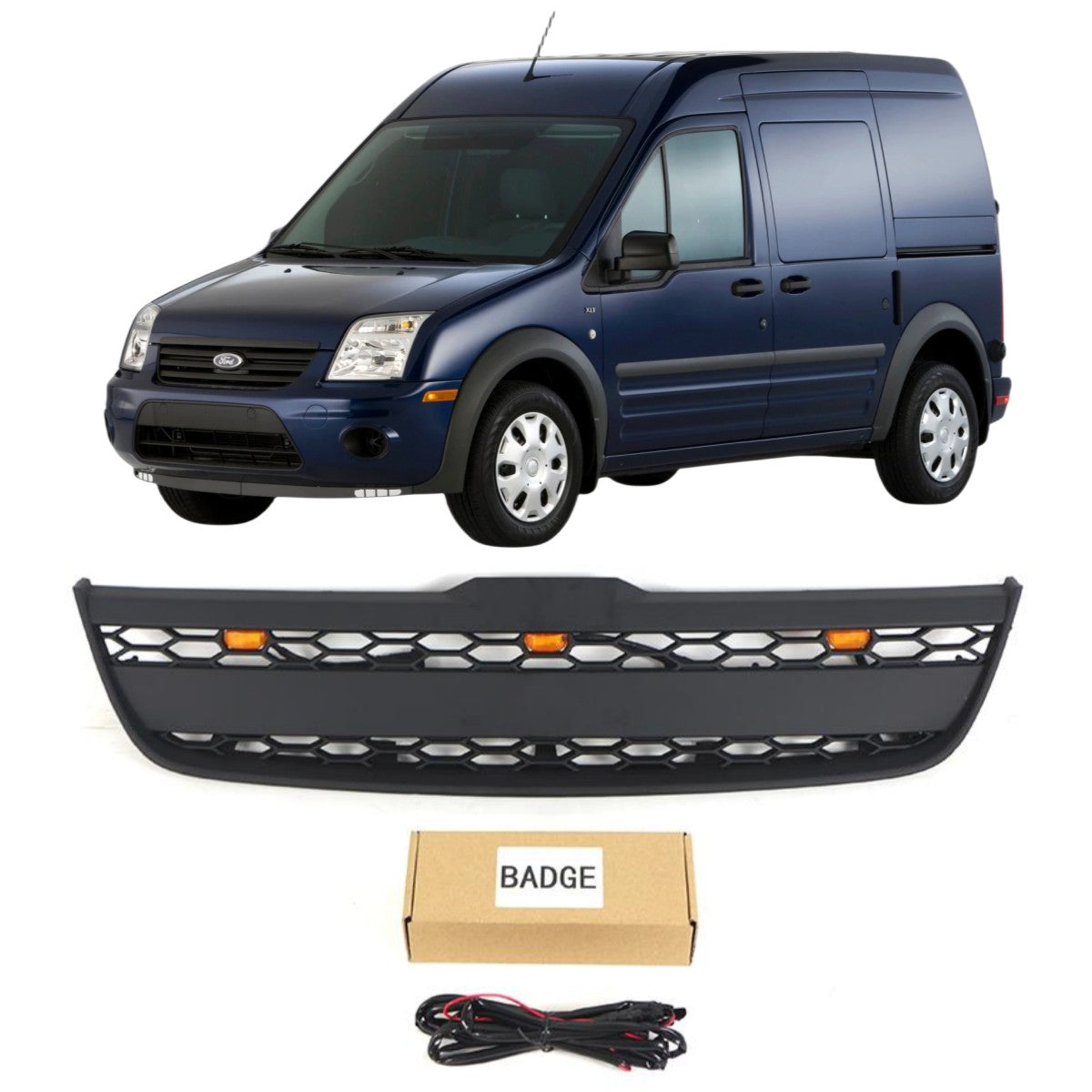 {WildWell}{Ford Grill}-{Ford Transit Connect Grill 2010-2013/2}-Front