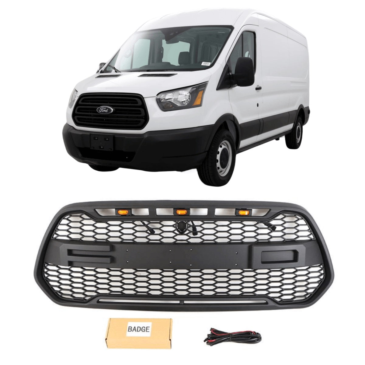 {WildWell}{Ford Grill}-{Ford Transit Grill 2014-2019/5}-Right