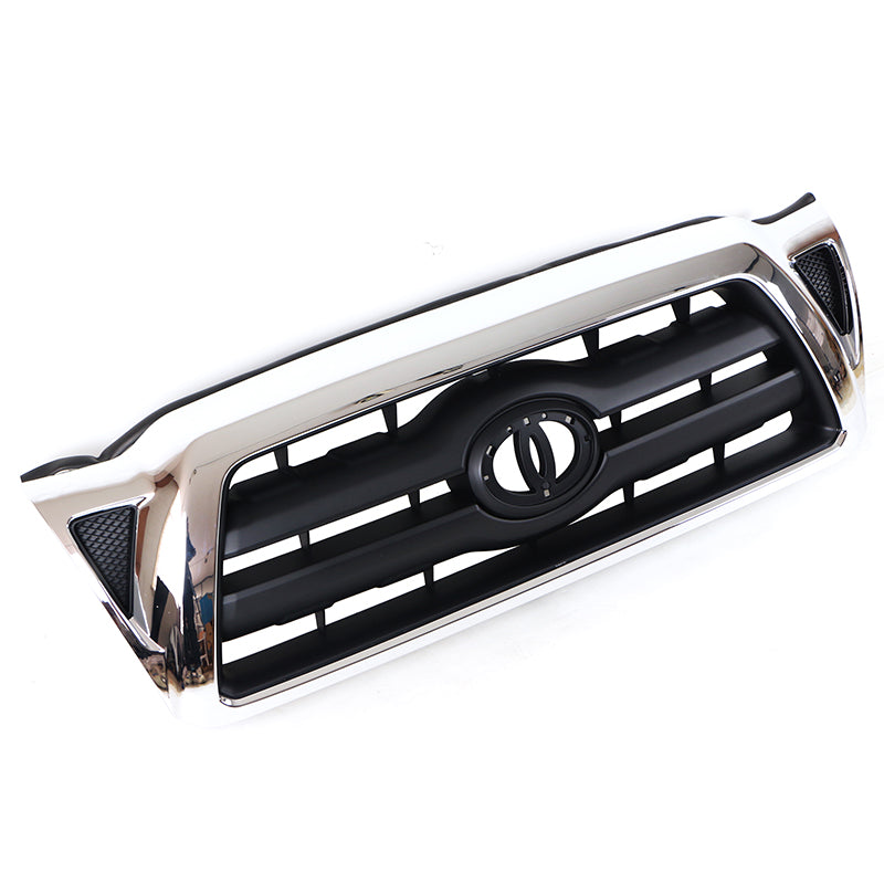 To1200268 Toyota Tacoma Grill 2005-2011 Chrome Shell With Black Insert
