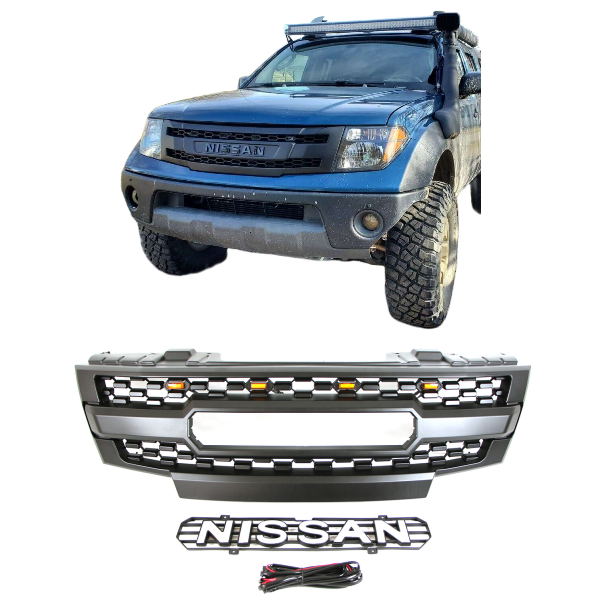 {WildWell}{Nissan Grille}-{Nissan Frontier Grille 2009-2016/1}-front