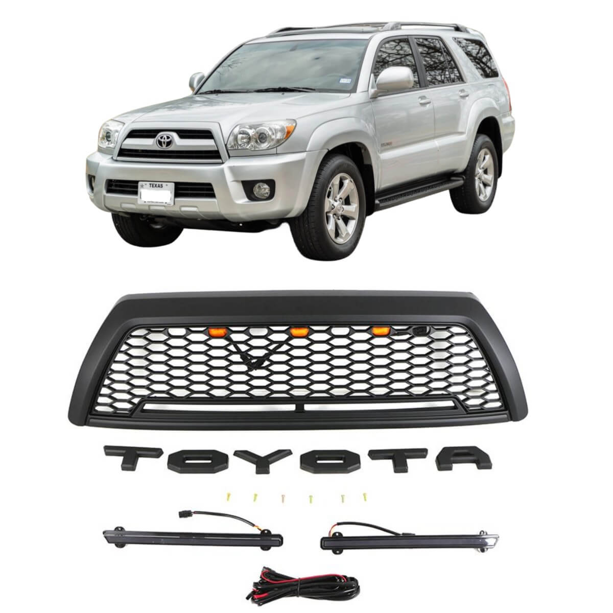 {WildWell}{Toyota Grill}-{Toyota 4Runner Grill 2006-2009/1}-Front