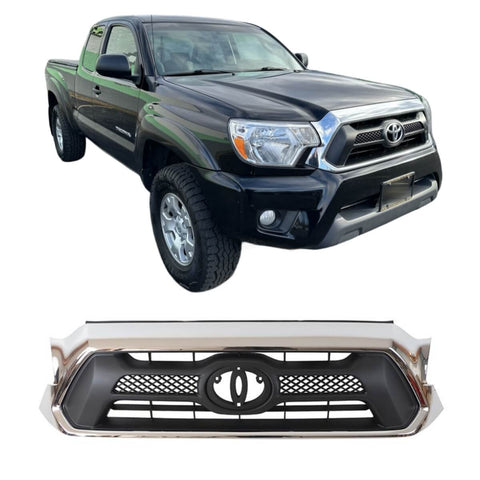 {WildWell}{Toyota Original Grill}-{Toyota Tacoma Original Grill Chrome 2012-2015/2}-front