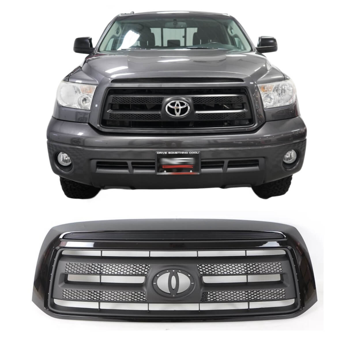 {WildWell}{Toyota Grill}-{Toyota Tundra Original Grille Bright Gray 2010-2013/1}-Front