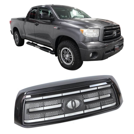 {WildWell}{Toyota Grill}-{Toyota Tundra Original Grille Bright Gray 2010-2013/2}-left