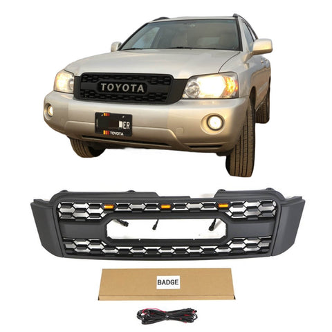 {WildWell}{Toyota Grill}-{Toyota Highlander Grille 2004-2007/1}-Front