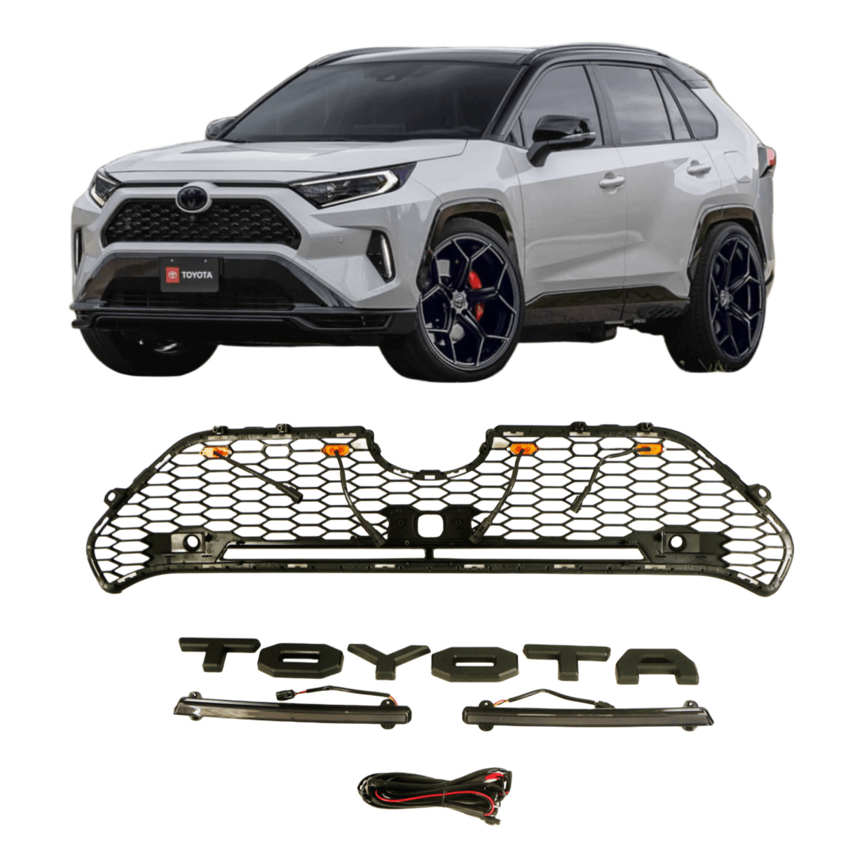 Toyota RAV4 Grill 20192025 With LED
