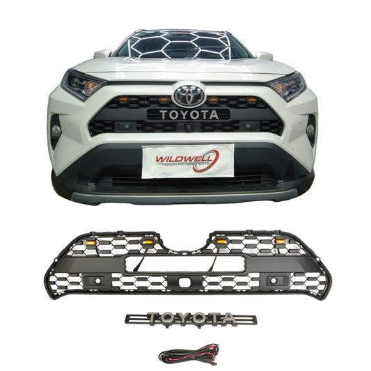 {WildWell}{Toyota Grill}-{Toyota RAV4 Grill 2019-2024/2}-Front