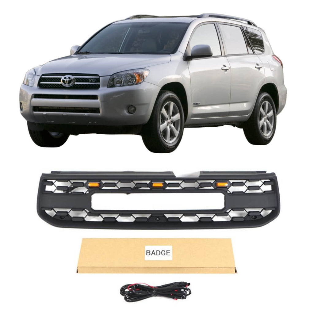 2006-2008 Toyota Rav4 Grill With Lights And Letters