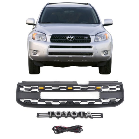 {WildWell}{Toyota Grill}-{Toyota Rav4 Grill 2006-2008/2}-Front