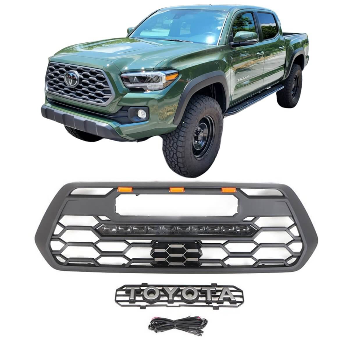 {WildWell}{Toyota Grill}-{Toyota Tacoma Grill 2016-2022/1}-Front