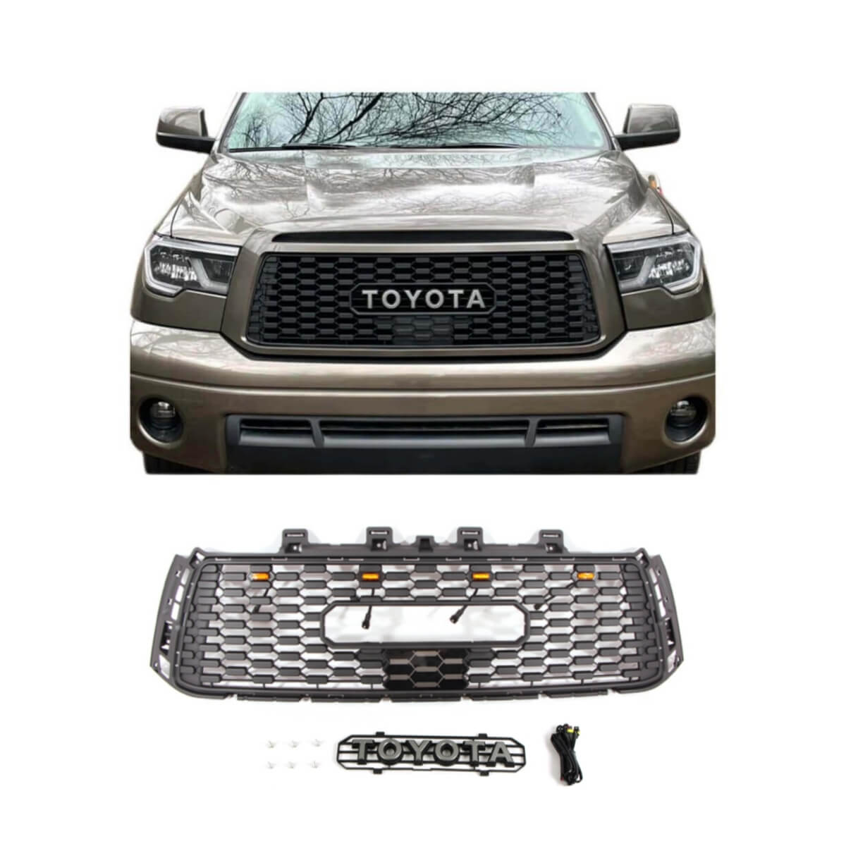 To1200337 Toyota Tundra Grill 2010-2013 With LED