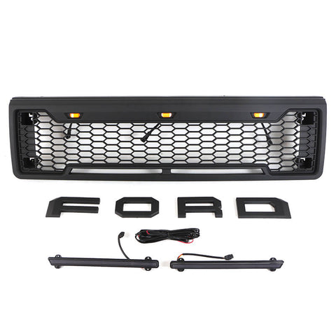 {WildWell}{Ford Grill}-{Ford F150 Grill 1987-1991/3}-Front