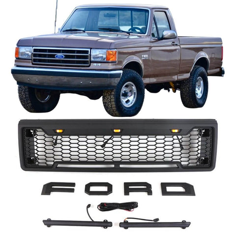 {WildWell}{Ford Grill}-{Ford F150 Grill 1987-1991/2}-Front