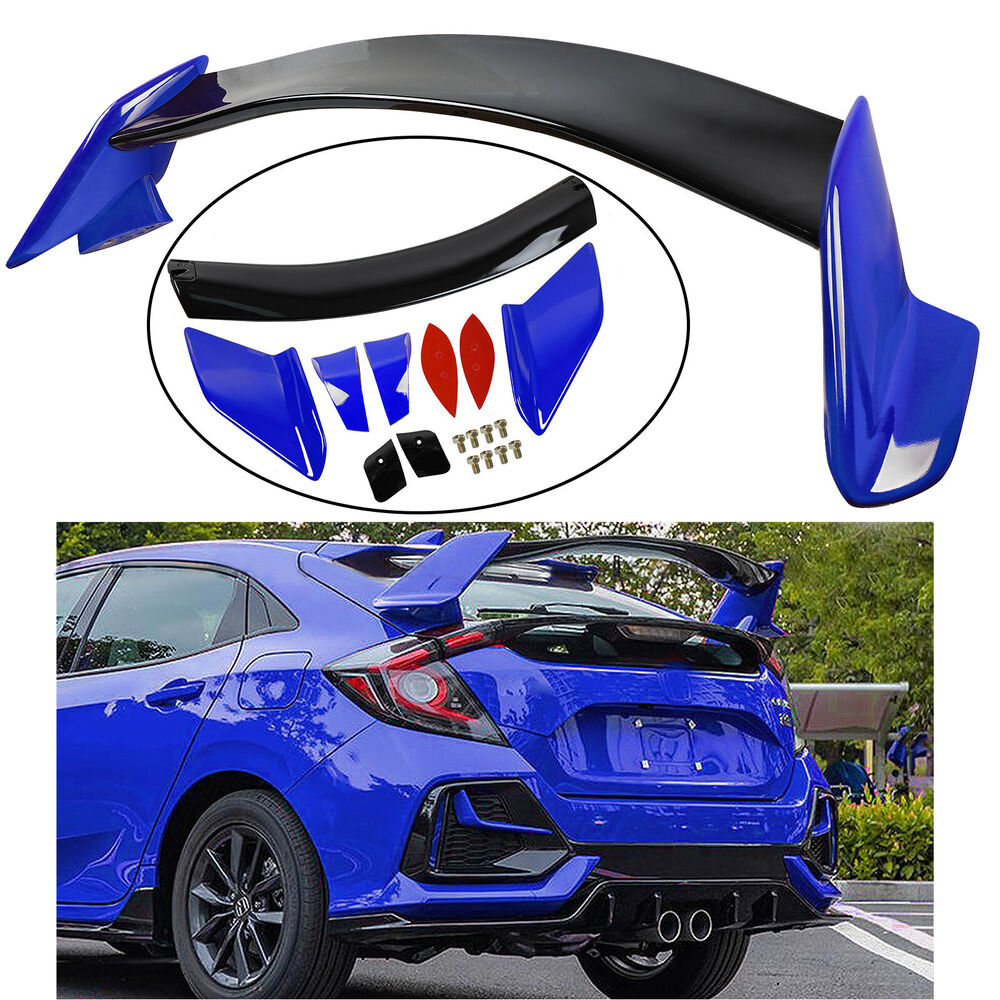 2016-2021 Honda Civic Hatchback Type R Style Rear Trunk Spoiler Wing Painted
