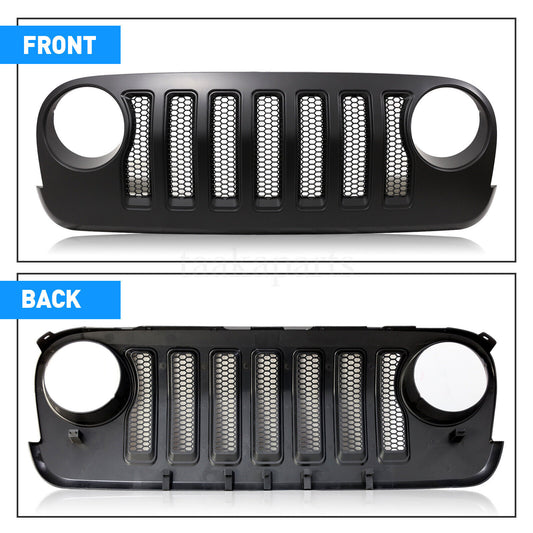 Jeep Wrangler JK / JKU 2007-2017 Front Bumper Hood Grille