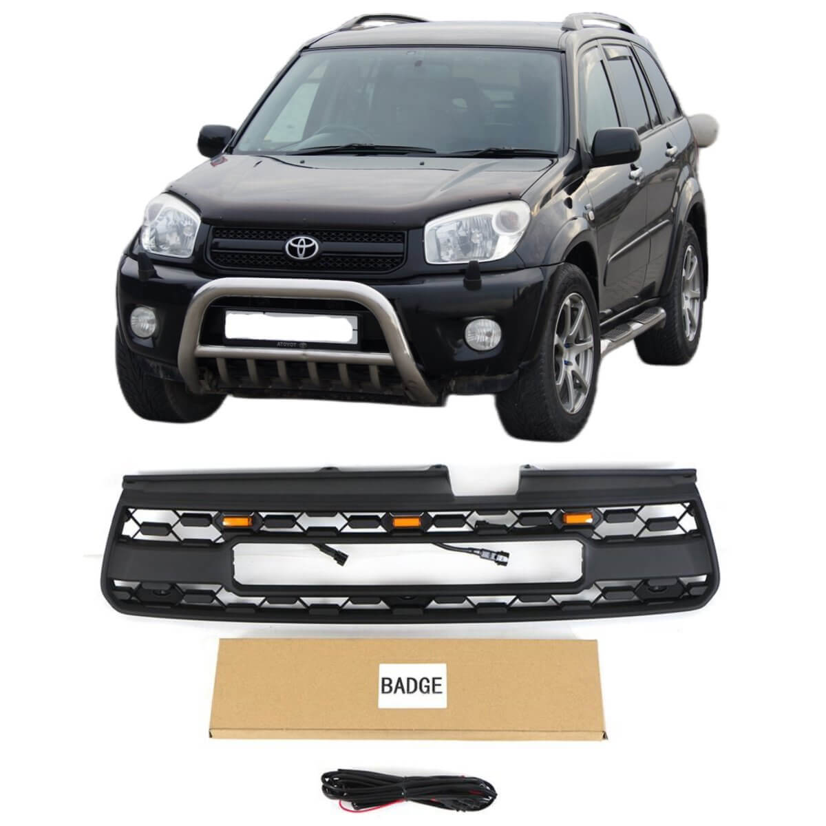 Toyota RAV4 Grill 20012003 With Lights And Letters