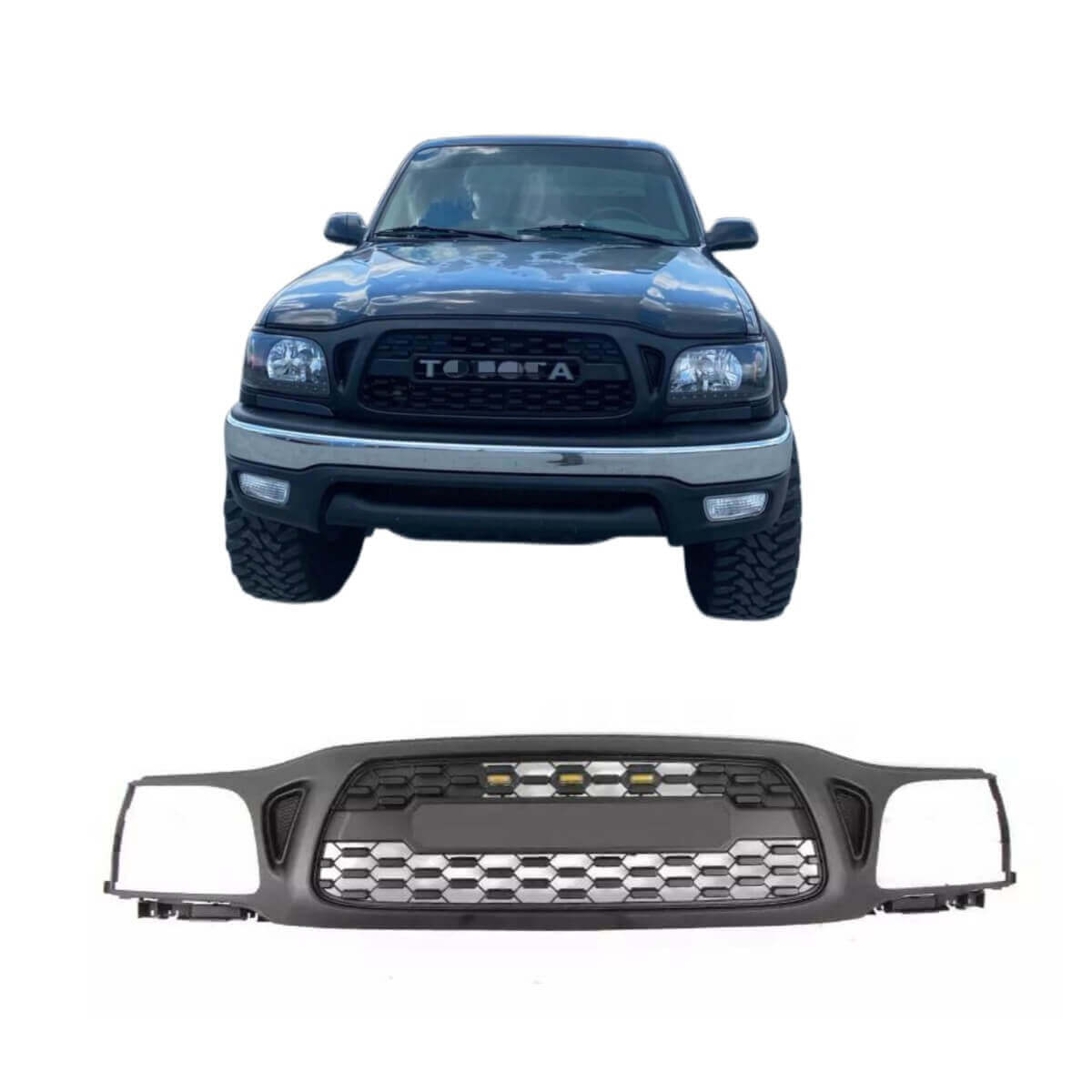 {WildWell}{Toyota Grill}-{Toyota Tacoma Grill 2001-2004/3}-front