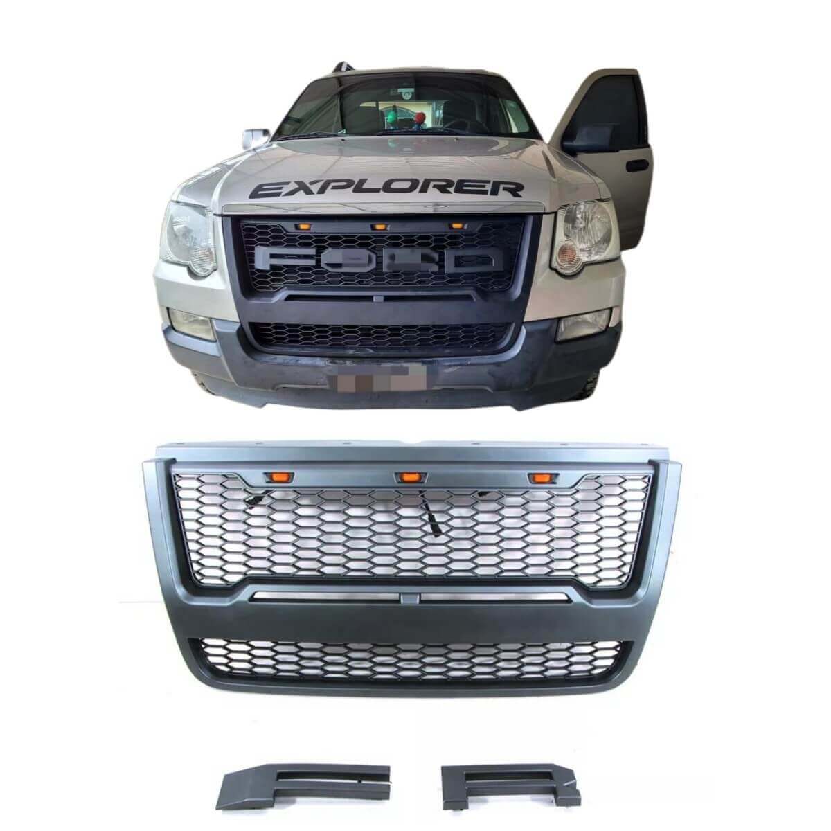 {WildWell}{Ford Grill}-{Ford Explorer Grill 2006-2010/1}-Front