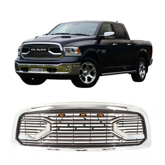 {WildWell}{Dodge Grill}-{Dodge RAM 1500 Grill 2014-2018/1}-Front