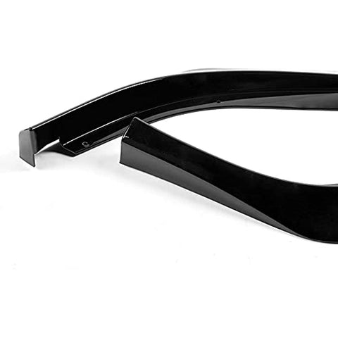 2013 2014 2015 Honda Civic Sedan 4-Door Glossy Black (Aero-Style) 3-Piece Front Bumper Lip