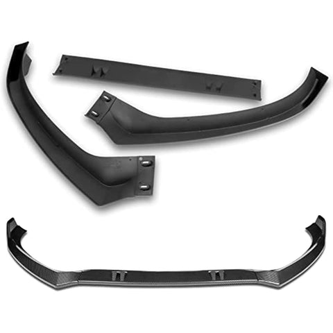 Front Lip Compatible with 2013 - 2016 Audi A4 Quattro (Painted Carbon Fiber)