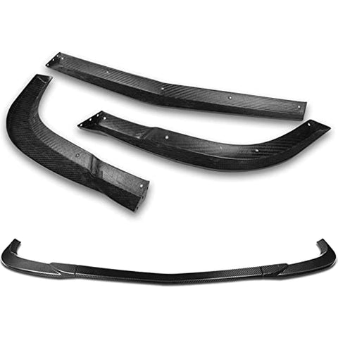 Front Lip Compatible with 2011 - 2014 Mercedes-Benz (W204) C-Class C180 C200 C250 C300 C350