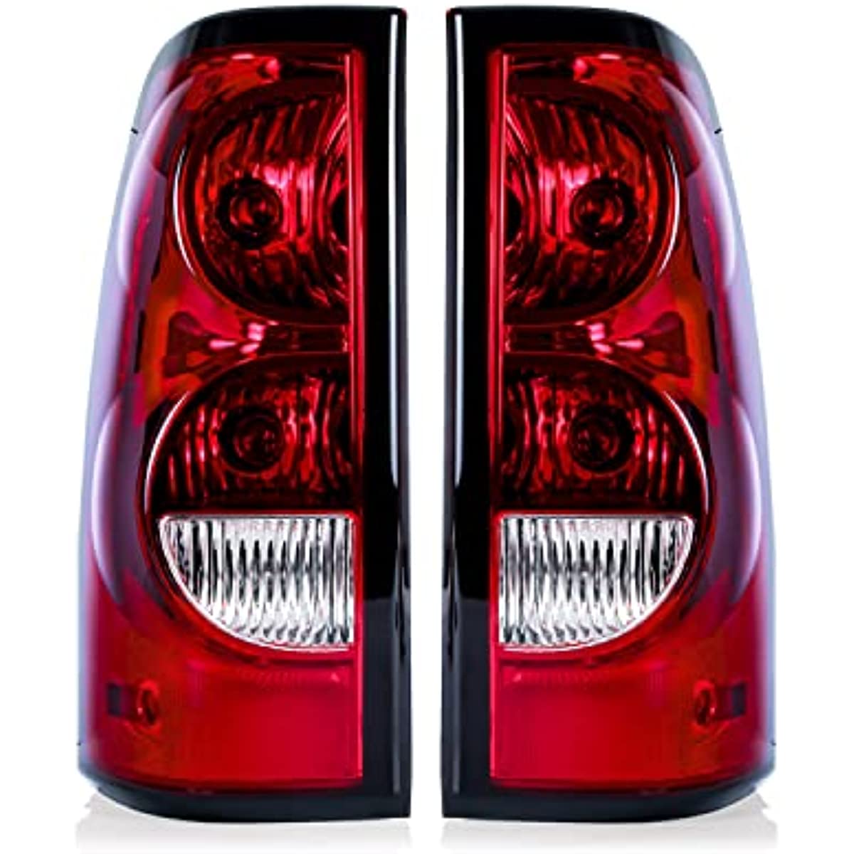 2003 2004 2005 2006 Chevy Silverado 1500 2500 3500 Taillights With Bulbs
