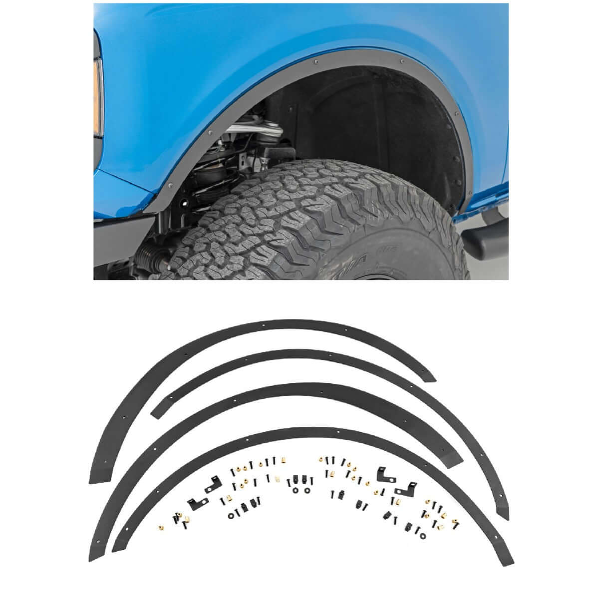 {WildWell}{Ford Bronco Fender Flares }-{Ford Bronco Fender Flares 2021-2022/1}-front