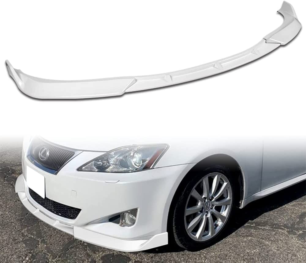 Front Lip Compatible with 2006 - 2008 Lexus IS250 / IS350 Base Model Only (Matt Black)