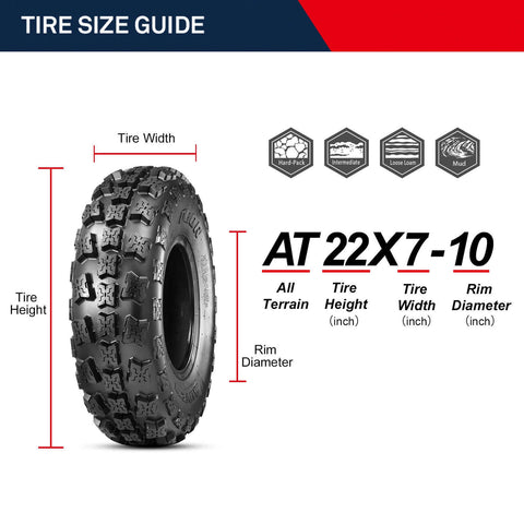{WildWell}{ATV Tire}-{ATV Tire 22X7-10/3}-details