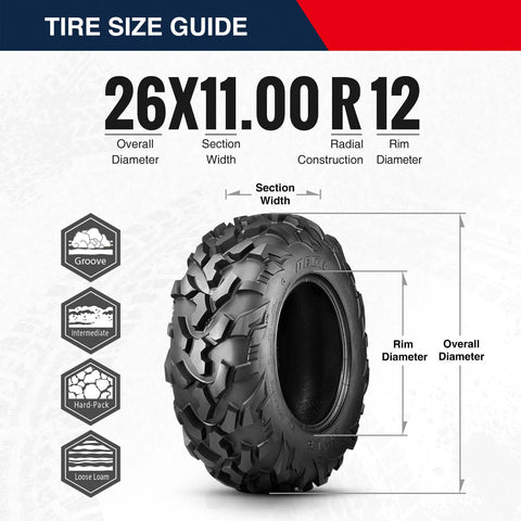 {WildWell}{ATV Tire}-{ATV Tire 26x11-12/5}-details