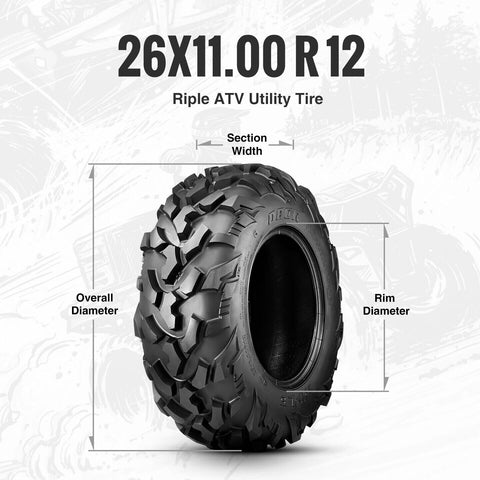 {WildWell}{ATV Tire}-{ATV Tire 26x11-12/6}-details