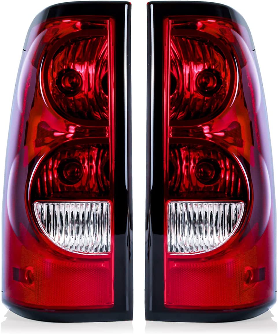 2003 2004 2005 2006 Chevy Silverado 1500 2500 3500 Taillights With Bulbs