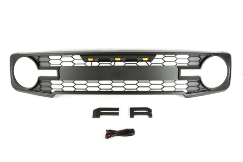 {WildWell}{Ford Grill}-{Ford Bronco Grill 2021 2022/5}-Front