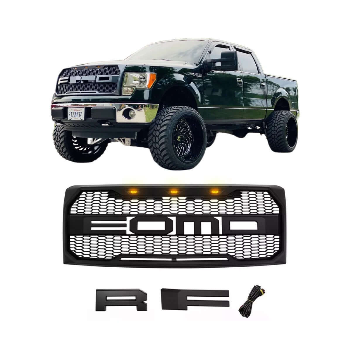 {WildWell}{Ford Grill}-{Ford F150 Grill 2009-2014/1}-Front