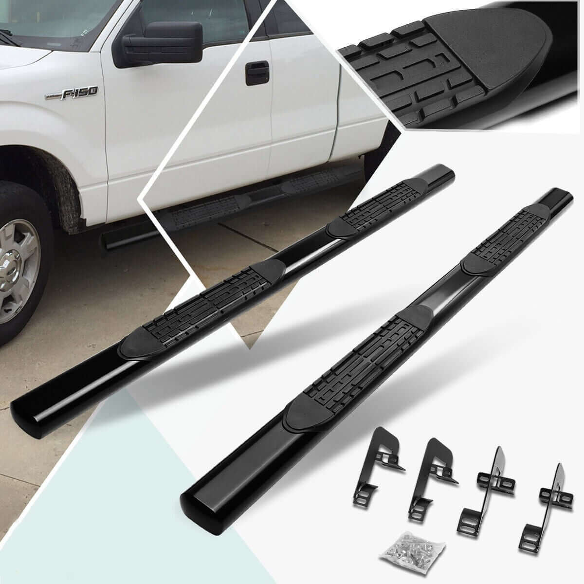 {WildWell}{Ford F150 Running Boards}-{Ford F150 Running Boards 2004-2014/1}-right