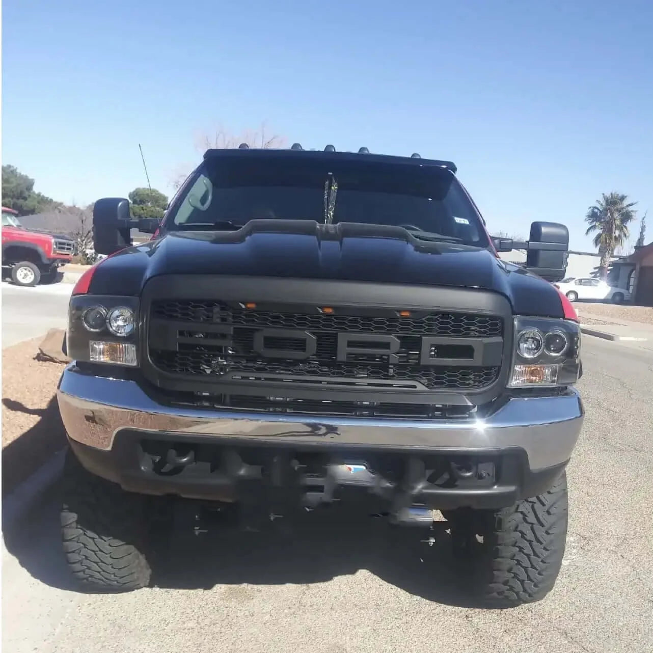 Excursion Raptor Grille Ford F250 F350 F450 Grill 1999-2004 Raptor Style Replacement
