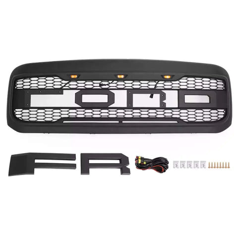 {WildWell}{Ford Grill}-{Ford F250 F350 F450 Grill 1999-2004/4}-Front
