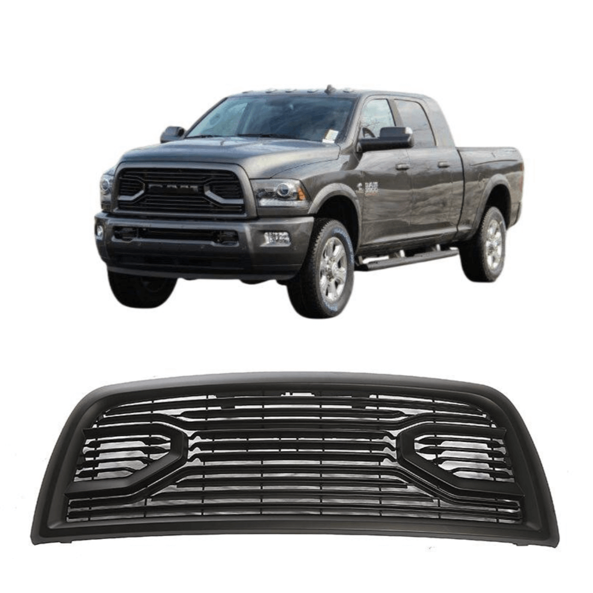 {WildWell}{Dodge Grill}-{Dodge RAM 2500 3500 Grill 2013-2018/1}-Front