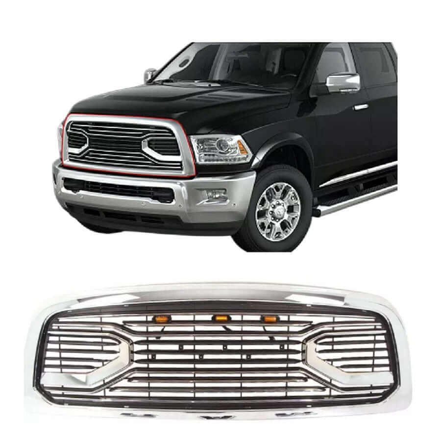 {WildWell}{Dodge Grill}-{Dodge RAM 1500 Grill 2009-2013/1}-Front