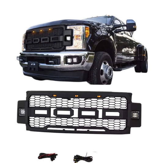 {WildWell}{Ford Grill}-{Ford F250 F350 F450 Grill 2017-2019/1}-Front