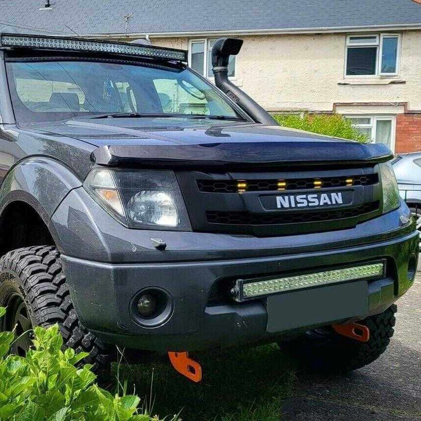 Nissan Frontier Grill 2009-2016 With Letters and Led Lights