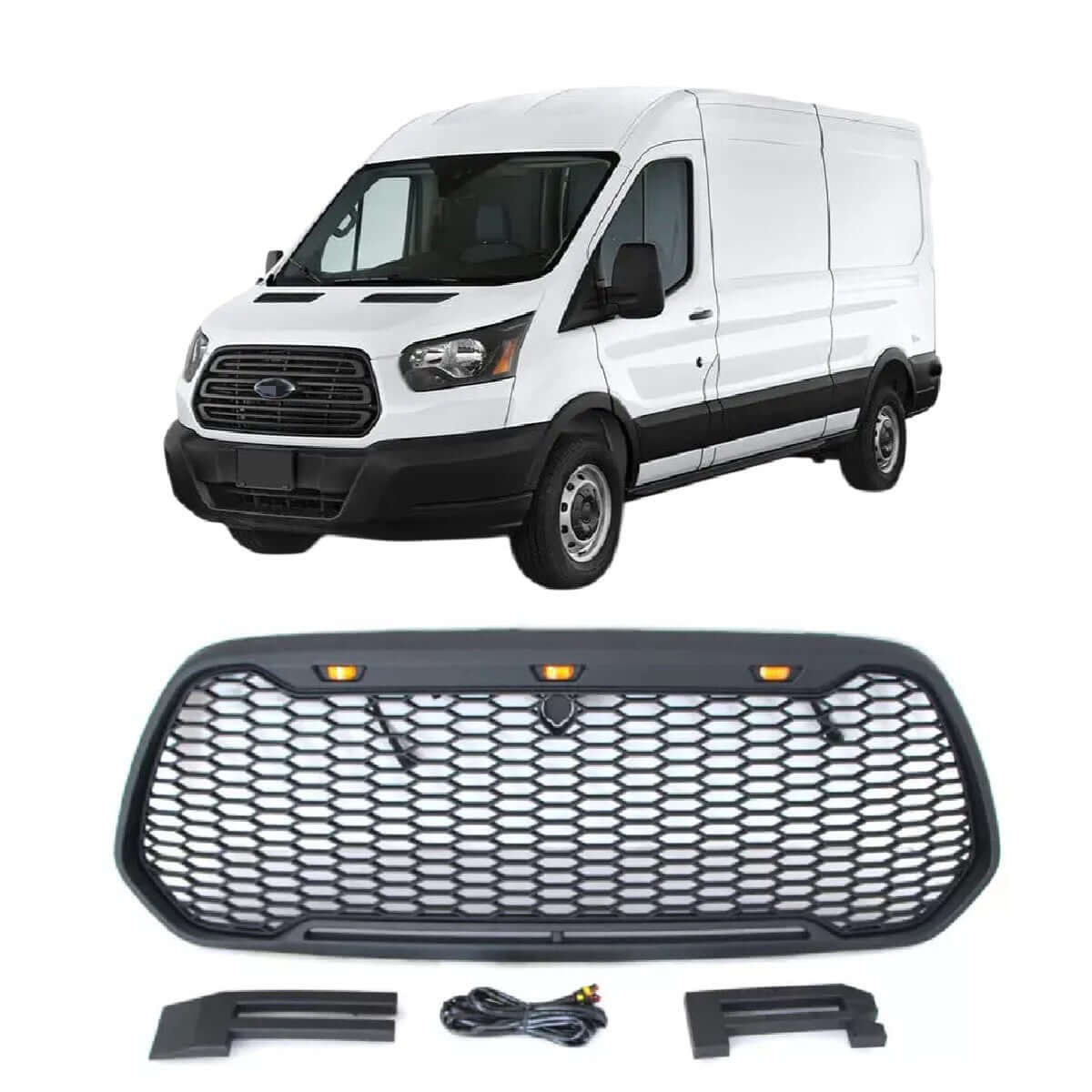 {WildWell}{Ford Grill}-{Ford Transit Grill 2014-2019/1}-Front