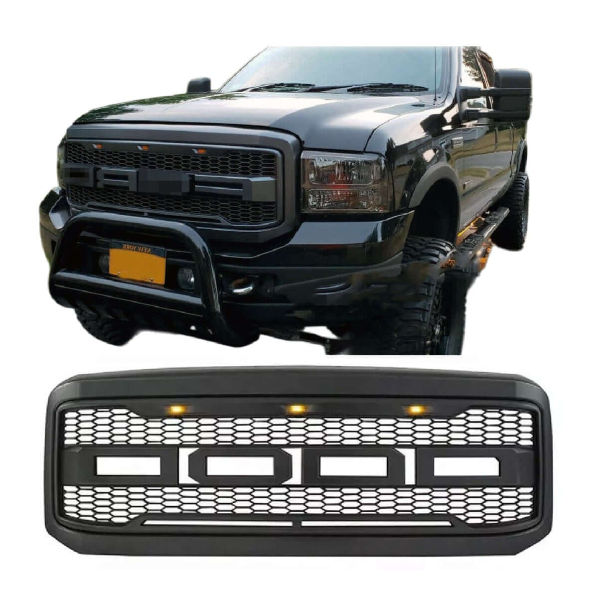 {WildWell}{Ford Grill}-{Ford F250 F350  Grill 2005-2007/1}-Front