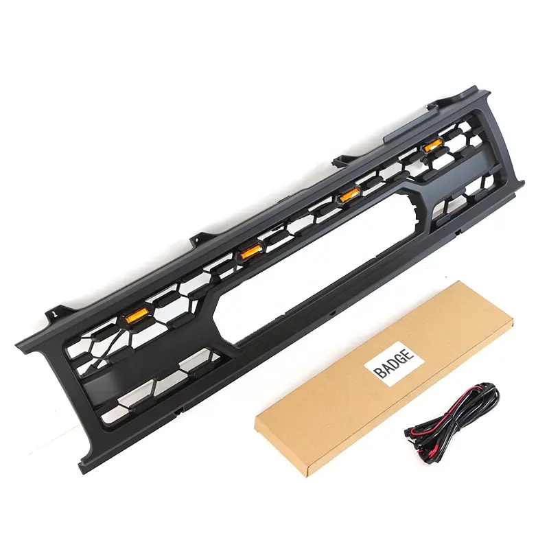 Chrome Grille Assembly With Corner Lights For Toyota Pickup 4Runner 1987-1988 4WD